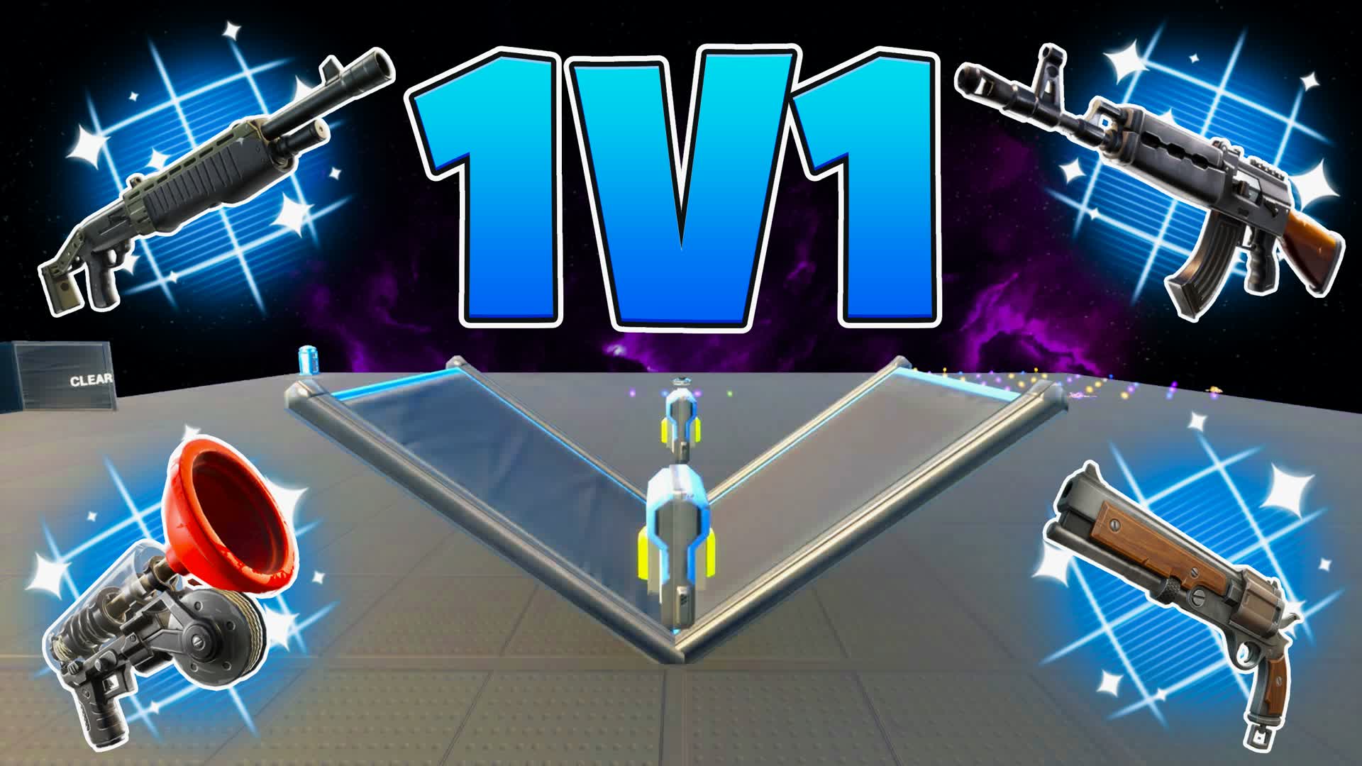 1V1 PVP UNC — Fortnite Creative map