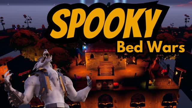 Spooky Bed Wars — Fortnite Creative map cover art