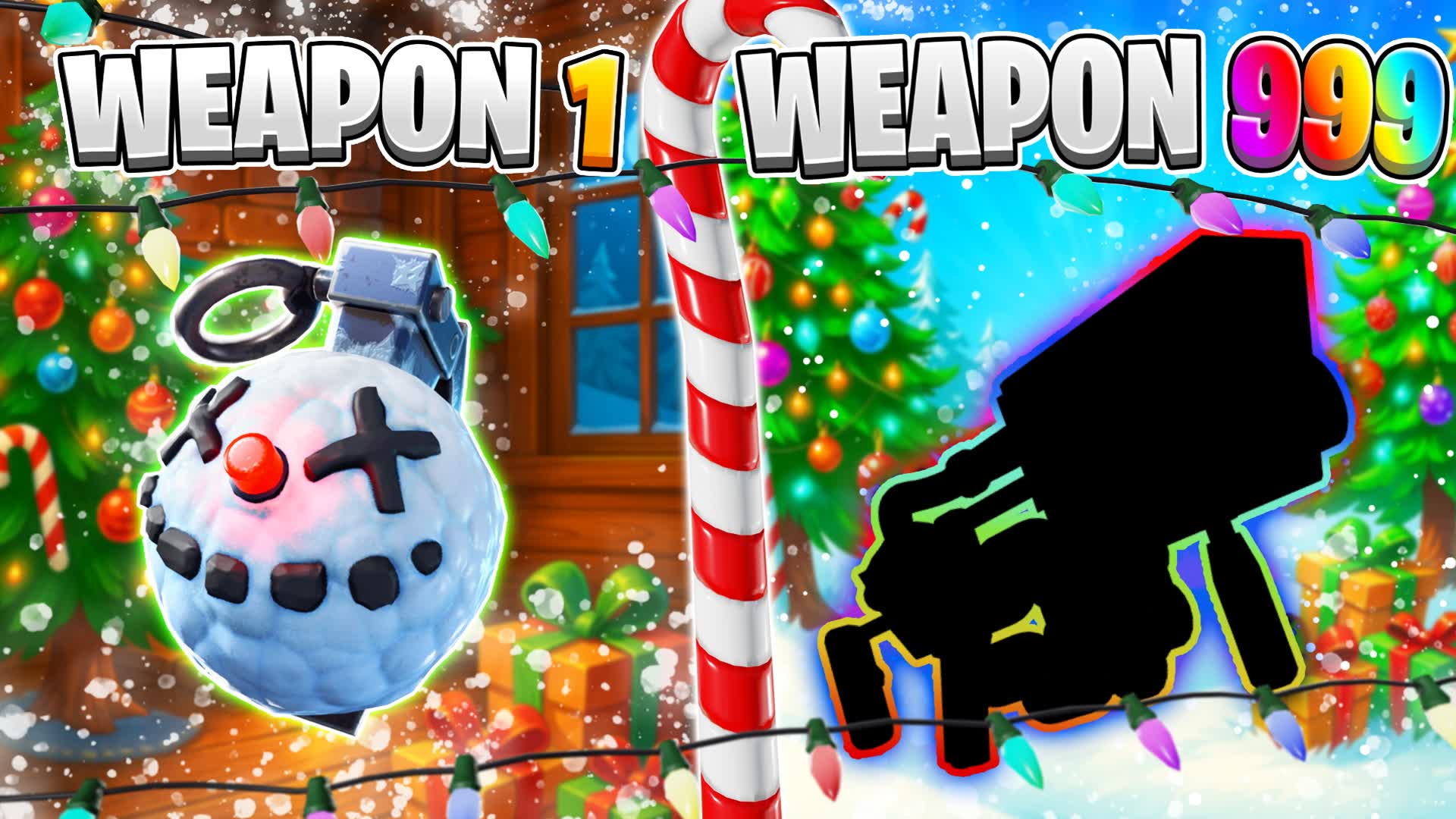 Christmas Gun Game — Fortnite Creative map