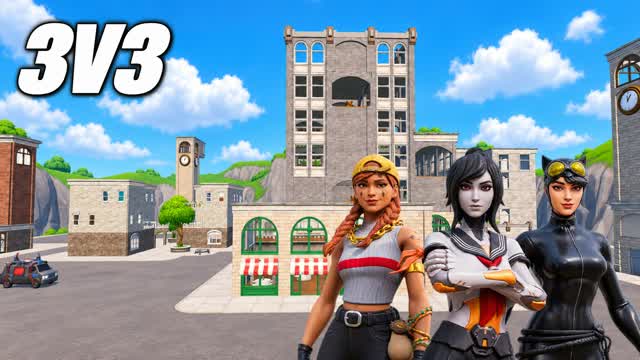 TILTED ZONE WARS 3V3  🔴RED VS BLUE🔵 — Fortnite Creative map