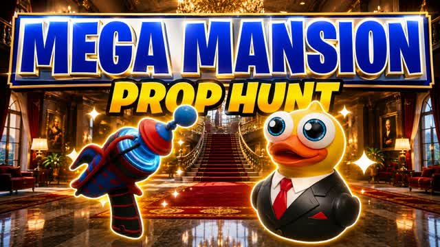 MEGA MANSION PROP HUNT 🏠 — Fortnite Creative map