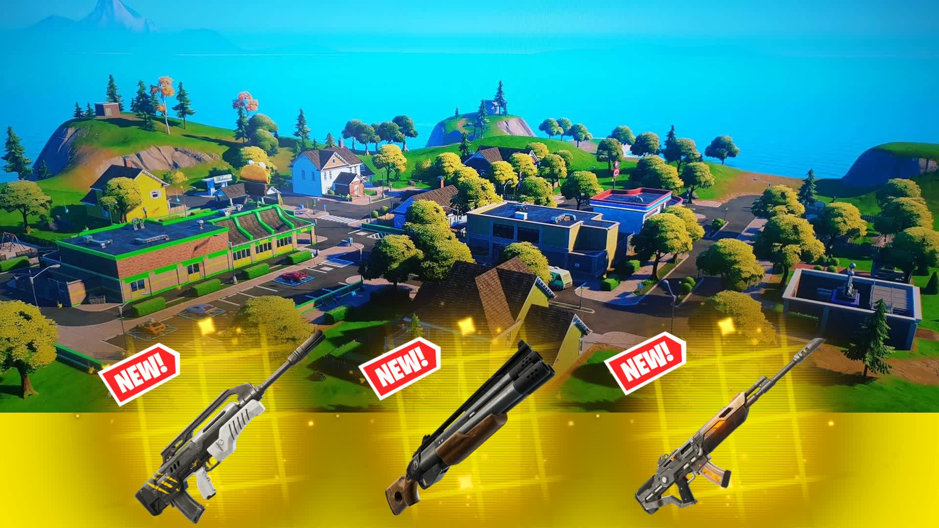 EARLY GAME GREASY GROVE — Fortnite Creative map