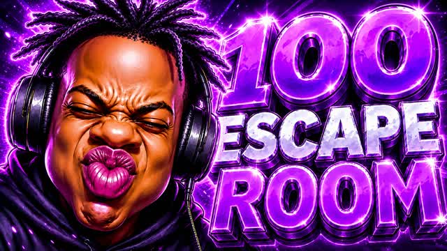 100 KINGS ESCAPE ROOM👑 — Fortnite Creative map cover art