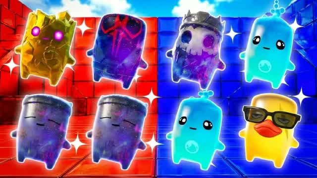 red vs blue 1655 — Fortnite Creative map cover art