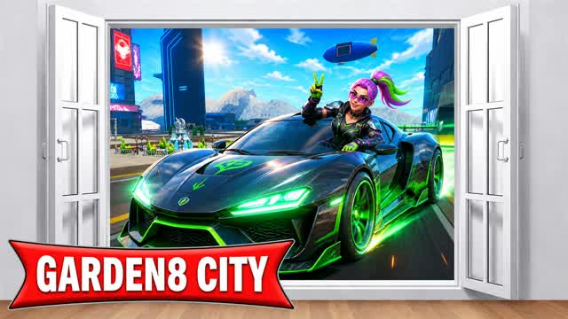 GARDEN8 CITY ! — Fortnite Creative map