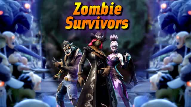 ZOMBIE WARS — Fortnite Creative map cover art
