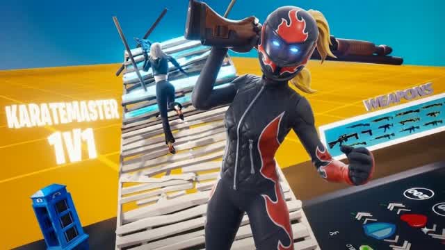 Karatemaster 1v1 Map (200 Pumps) — Fortnite Creative map