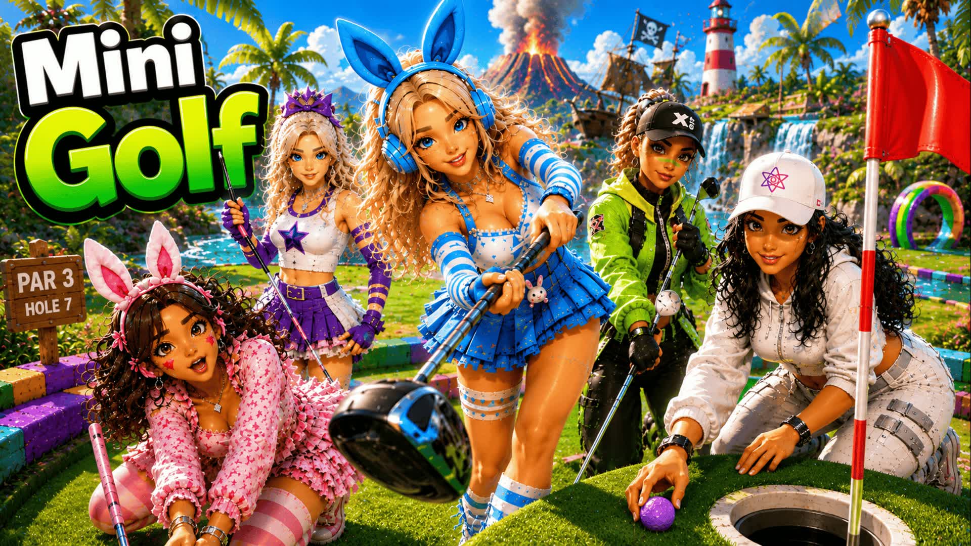Mini Golf Madness ⛳ — Fortnite Creative map