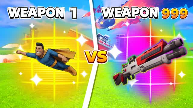 GUN GAME FLY 😁 — Fortnite Creative map cover art