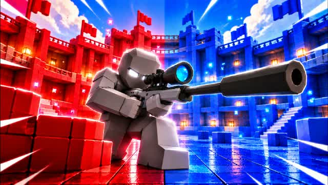 RED VS BLUE 🔴🔵 RONNY DIT — Fortnite Creative map cover art