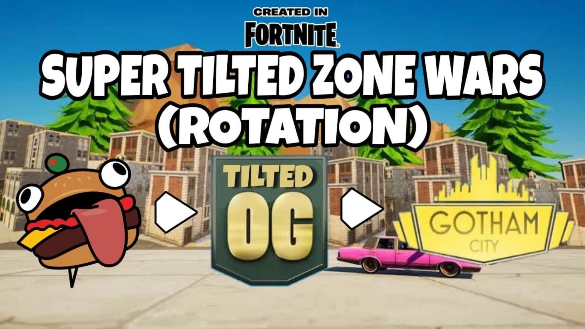 TILTED ZONE WARS 💥 (ROTATION) — Fortnite Creative map