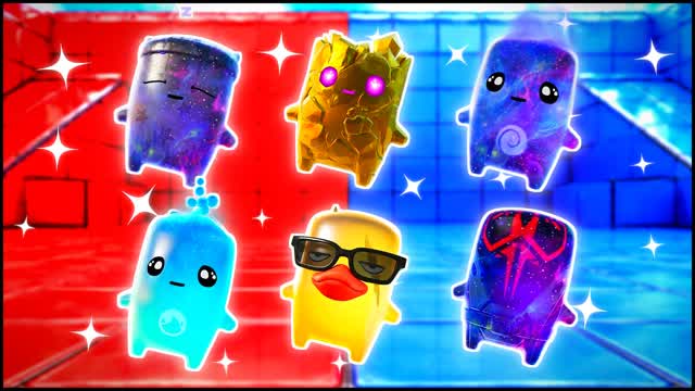 RED VS BLUE RIFT BEACON 🔴🔵 — Fortnite Creative map cover art