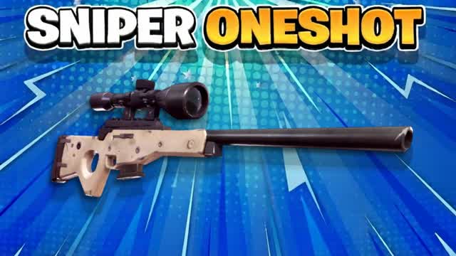 SNIPER CRAZY ONE SHOT 🎯 — Fortnite Creative map