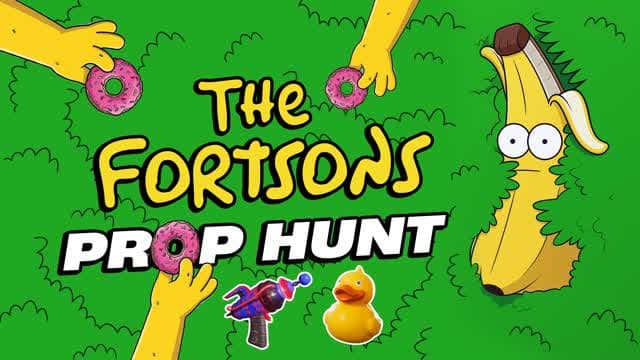 🍩 THE SIMPSONS PROP HUNT GAME — Fortnite Creative map