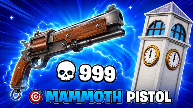 MAMMOTH PISTOL ONE SHOT 🎯 — Fortnite Creative map