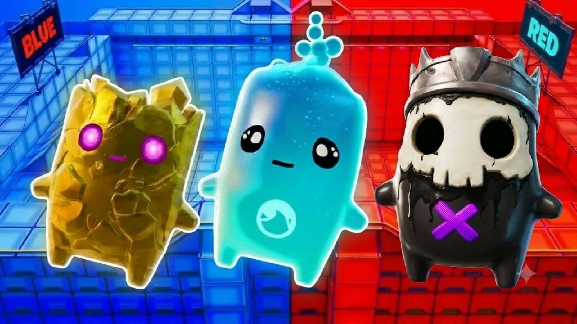 red vs blue diamante — Fortnite Creative map