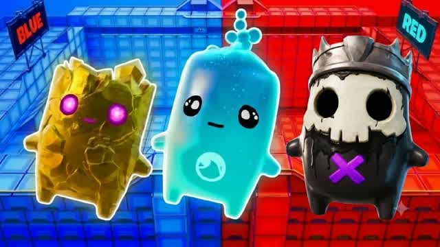 red vs blue diamante — Fortnite Creative map cover art
