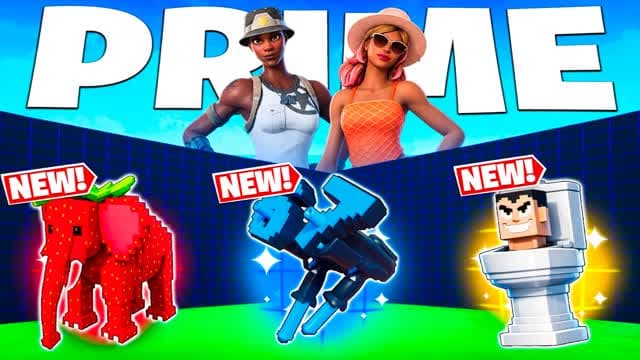 PRIME 1V1 FFA - ALL GUNS & CARS - RIFTY — Fortnite Creative map cover art