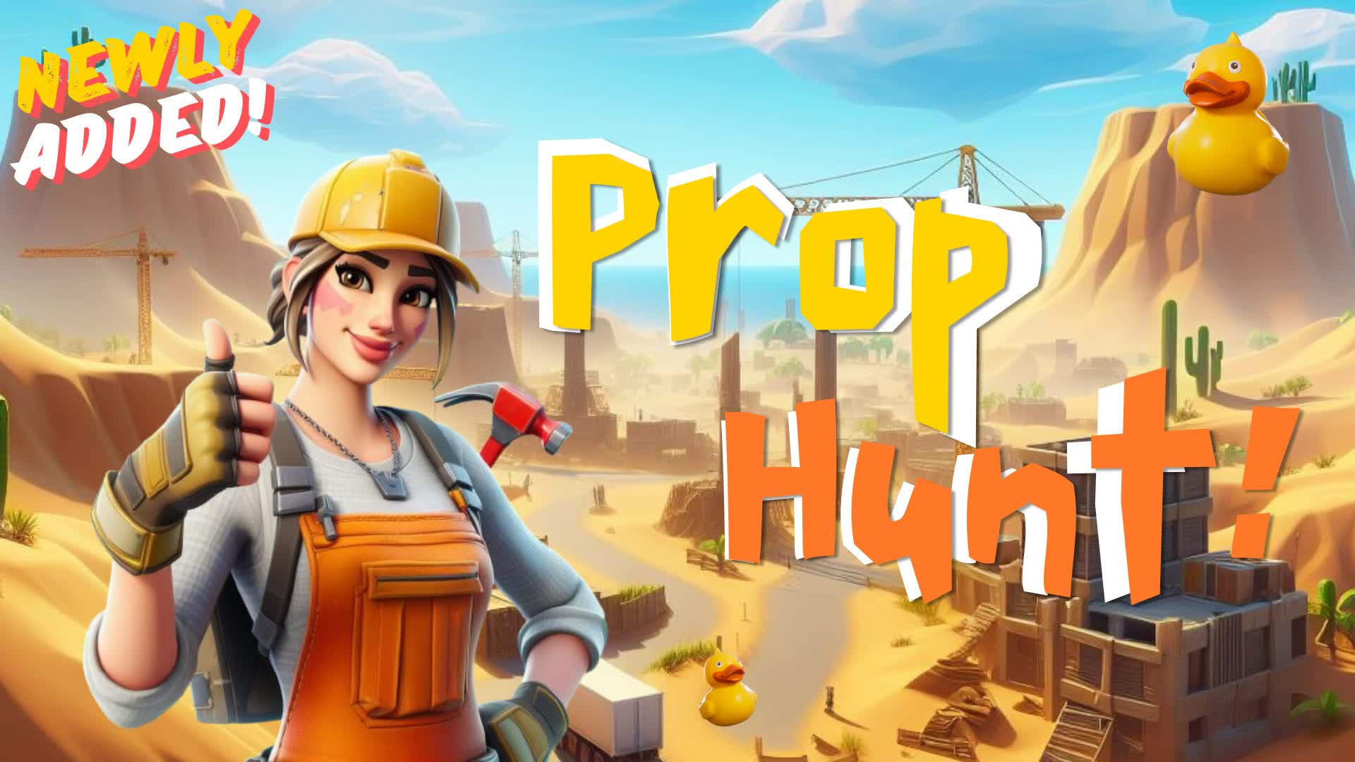 Prop Hunt Construction yard — Fortnite Creative map
