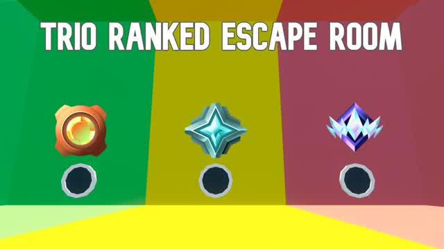 Ranked Trio Escape room — Fortnite Creative map
