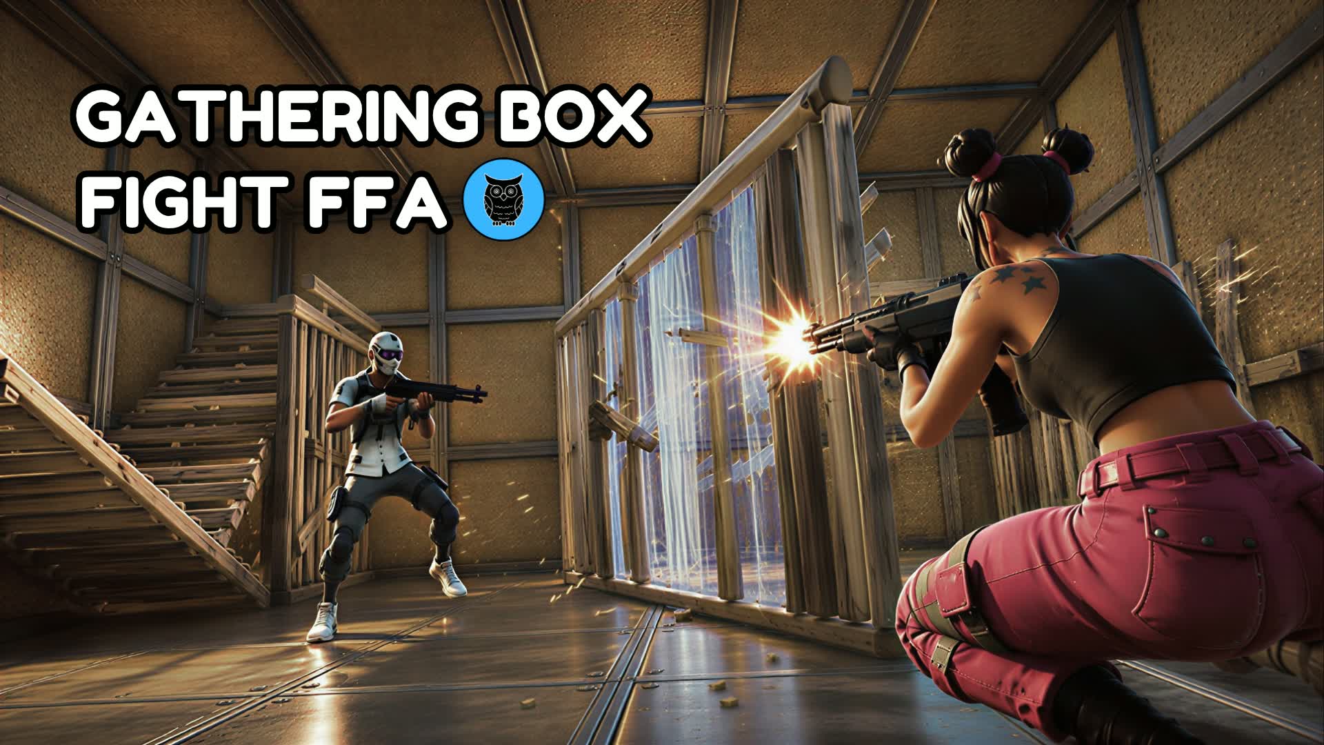 GATHERING BOX FIGHT FFA — Fortnite Creative map