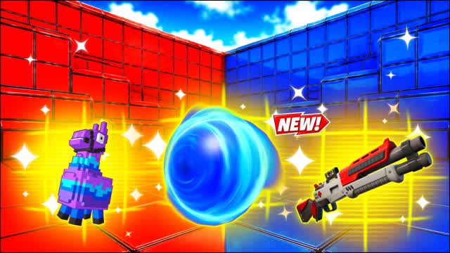 RED VS BLUE FORWARD BEARING 🔴🔵 — Fortnite Creative map cover art