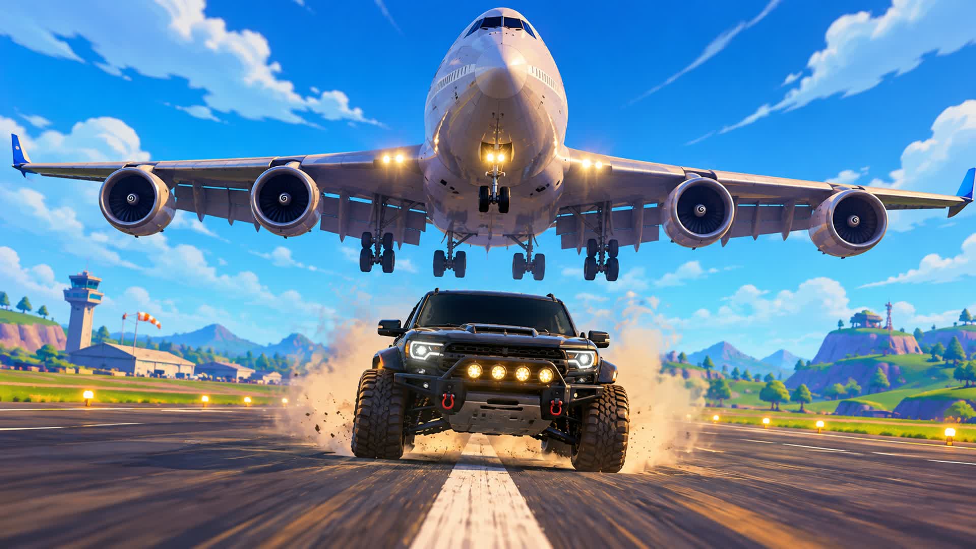 ✈️ Airport - Drive Game ✈️ — Fortnite Creative map