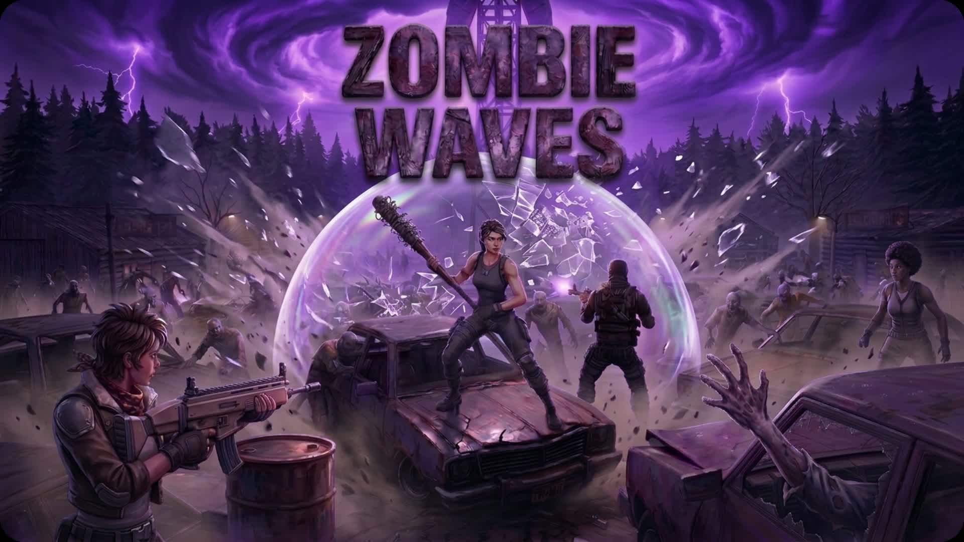 ZOMBIE WAVES — Fortnite Creative map