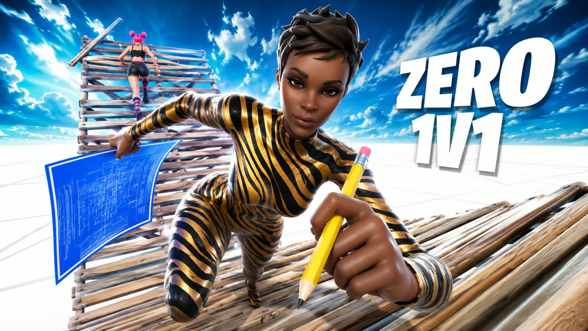 Zero 1v1 Map (200 Pumps) — Fortnite Creative map