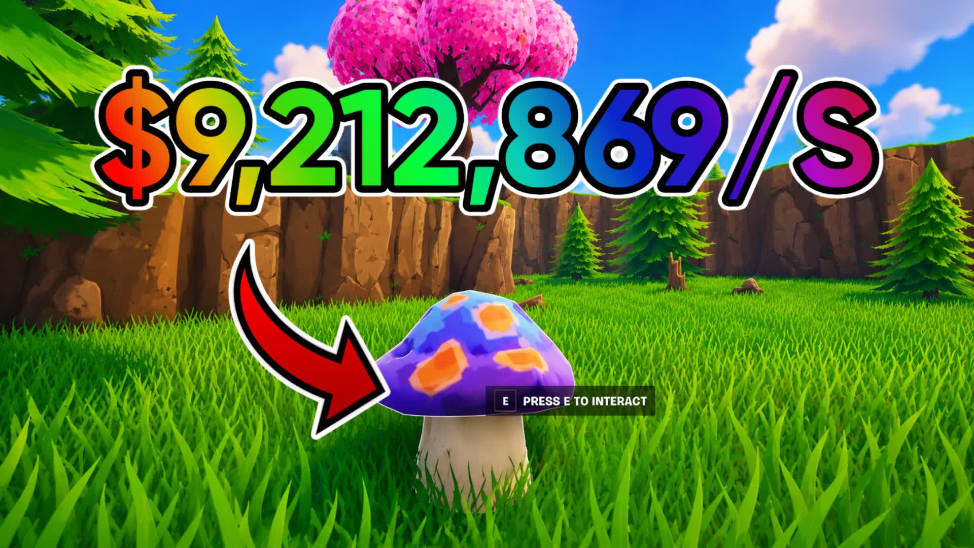 Press E to Interact — Fortnite Creative map