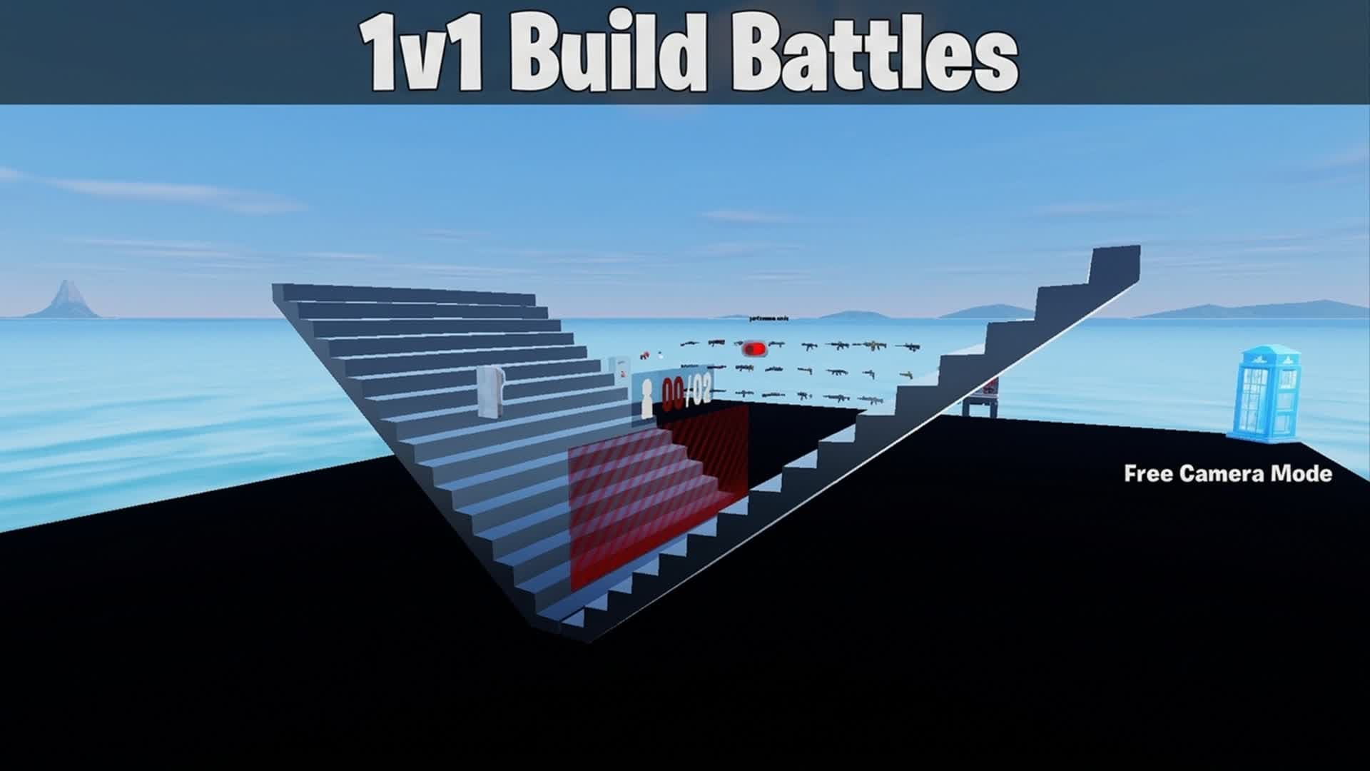 1v1 build battles — Fortnite Creative map