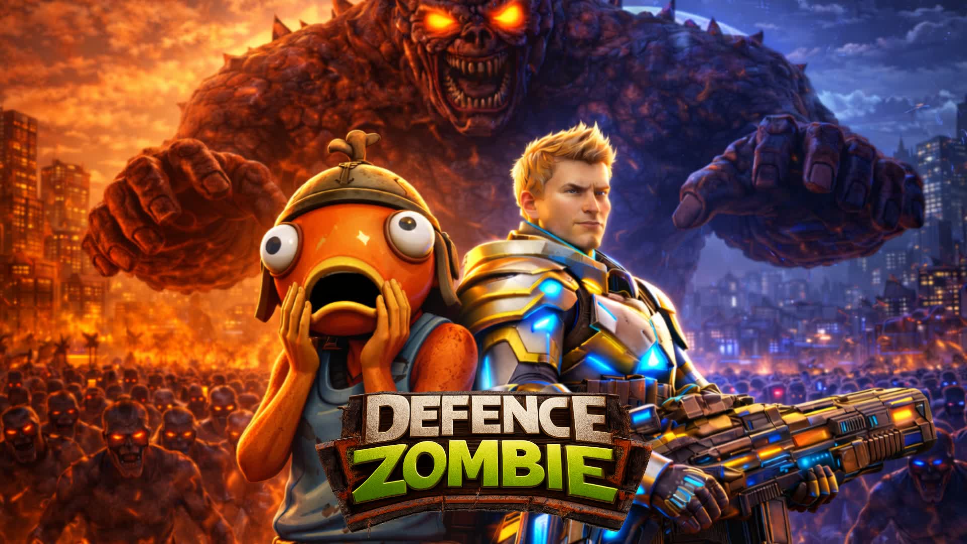 DEFENCE ZOMBIE — Fortnite Creative map