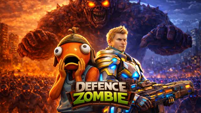 DEFENCE ZOMBIE — Fortnite Creative map cover art