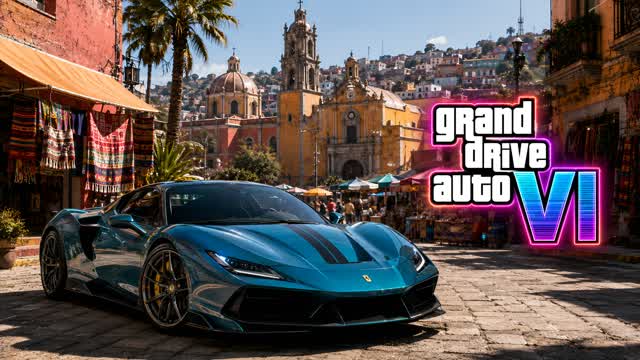 SUPER GDA VI🏎️ GRAND DRIVE AUTO VI🏎️ 6 — Fortnite Creative map cover art