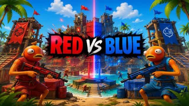 RED VS BLUE: FINAL SHOWDOWN — Fortnite Creative map