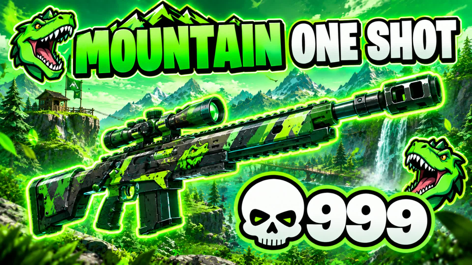 ⛰️Mountain Gun Game🎯 One Shot🔫 — Fortnite Creative map