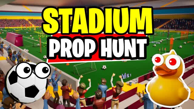 FOOTBALL STADIUM PROP HUNT🏟️ — Fortnite Creative map