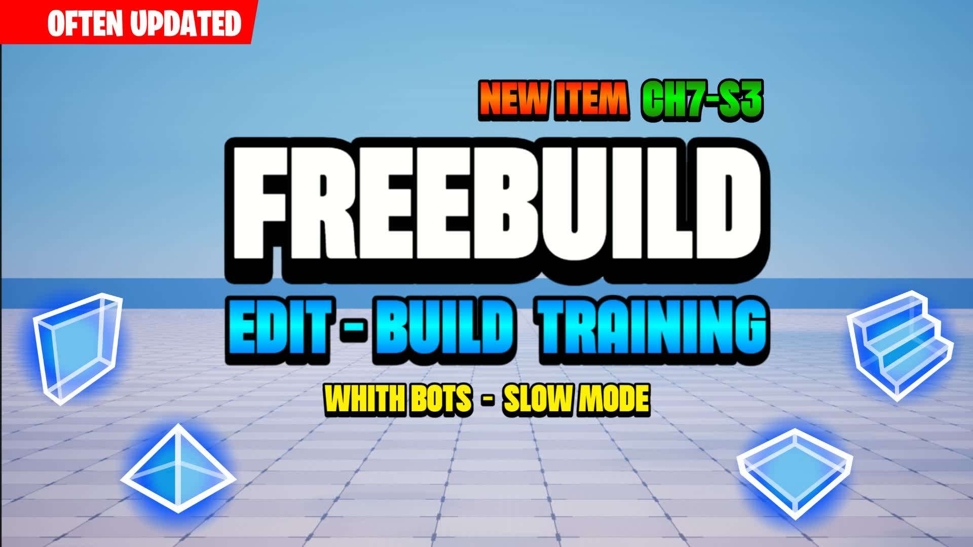 Freebuild Edit-Build Training [Ch7-S3] — Fortnite Creative map