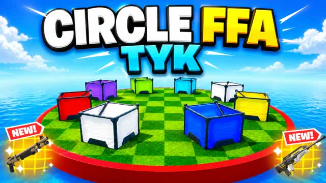 CIRCLE 1V1 FFA (TYK) — Fortnite Creative map cover art