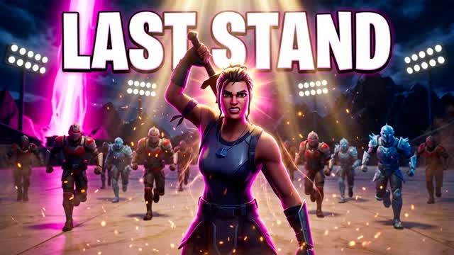 LAST STAND — Fortnite Creative map cover art