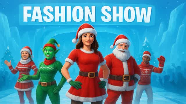 Fashion Show Christmas Edition — Fortnite Creative map
