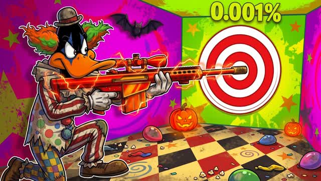 🧟CLOWN ESCAPE TRICKSHOT 80 Levels 🧠 — Fortnite Creative map cover art