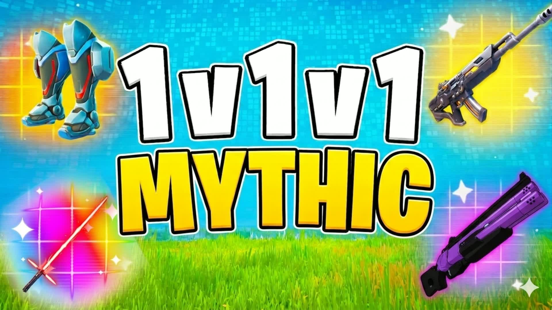 1V1V1 MYTHICS SUPER WEAPONS — Fortnite Creative map