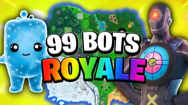 99 BOTS ⭐ ROYALE MUSIC PARTY 🎵 — Fortnite Creative map