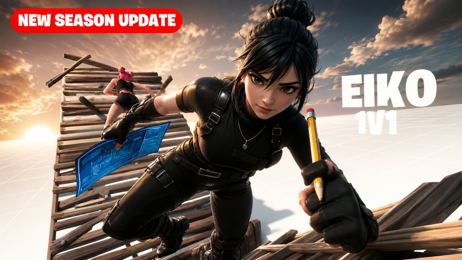 Eiko 1v1 Map (200 Pumps) — Fortnite Creative map