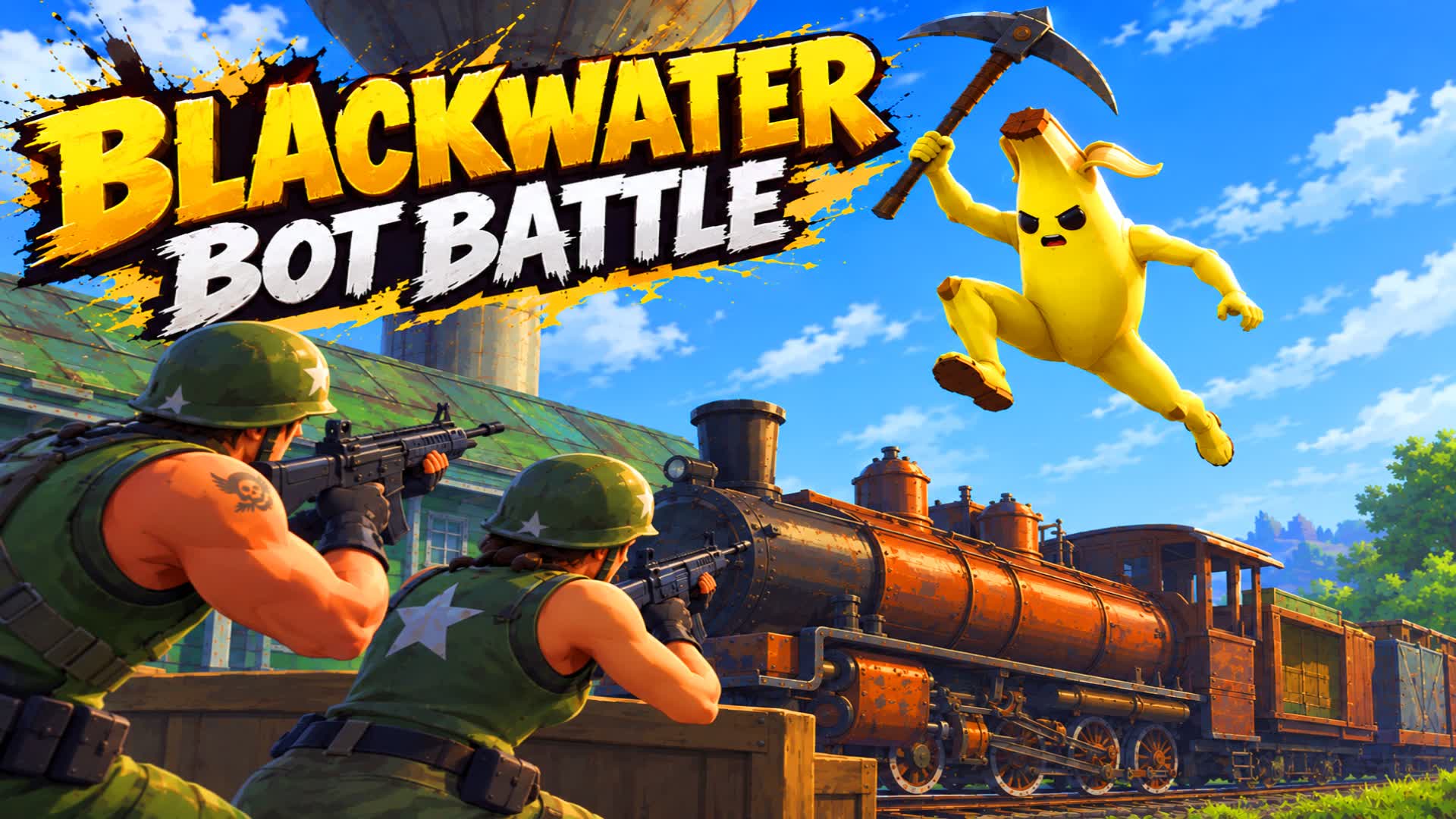 Blackwater Bot Battle — Fortnite Creative map