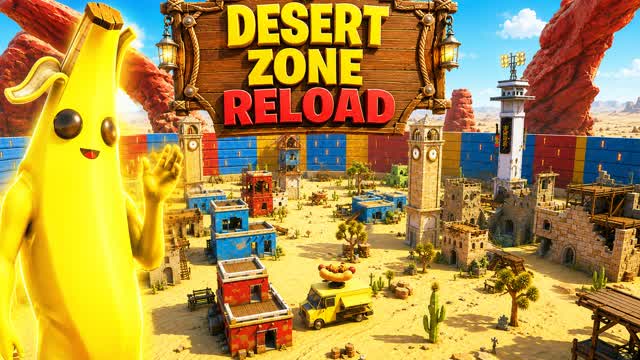DESERT ZONE 1V1V1 RELOAD🌵 — Fortnite Creative map