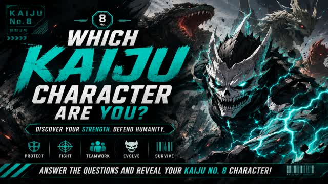 Which Kaiju No. 8 Character Are You? — Fortnite Creative map