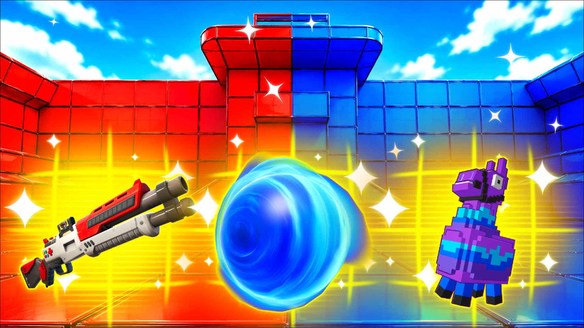 RED VS BLUE SKY OBSERVER 🔴🔵 — Fortnite Creative map