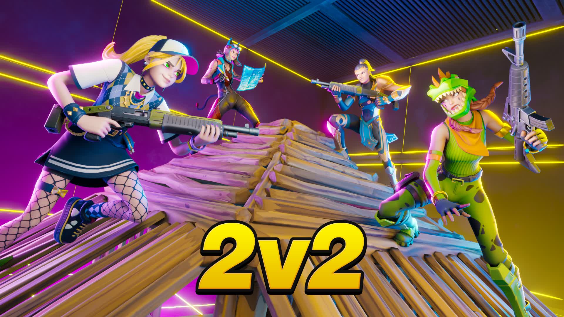 MARU 2V2 PIECE CONTROL [200 PUMP] — Fortnite Creative map
